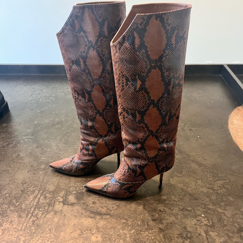 Snake skin jimmy Choo boot
